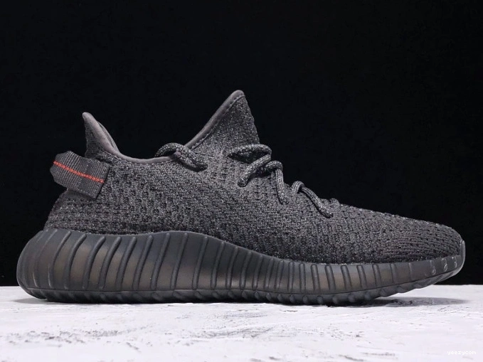 350 - Yeezy (Reflective) Boost Static FU9007 Adidas Black V2 0813